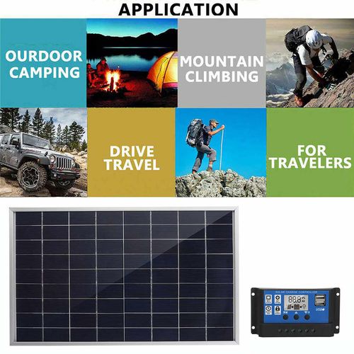 10W Framed Solar Panel Kit