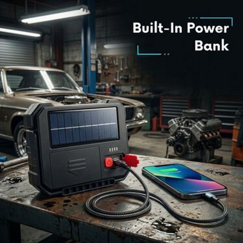 Solar LED Light + Tool Box