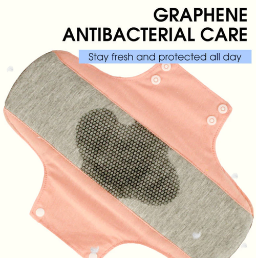 Soft and Comfortable Washable Cloth Sanitary Towe（10 random colors）