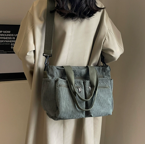 ultra-light casual large capacity retro shoulder bag