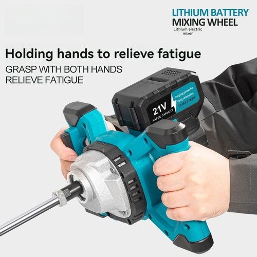 Lithium-ion electric drill, mixer, dust removal tool, ground drill, high-power steering wheel, dual-battery powered.