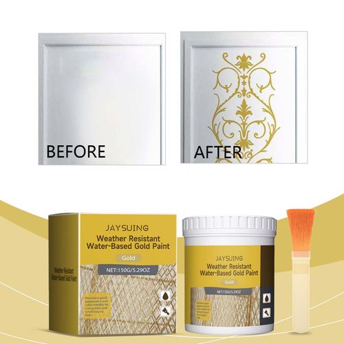 Eco-Friendly Water -Based Gold Paint（2PCS）