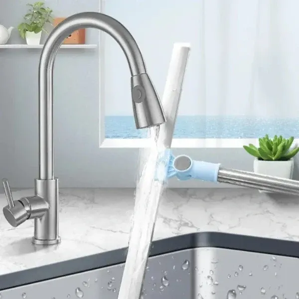 Adjustable Silicon Blade | 180° Rotating Head