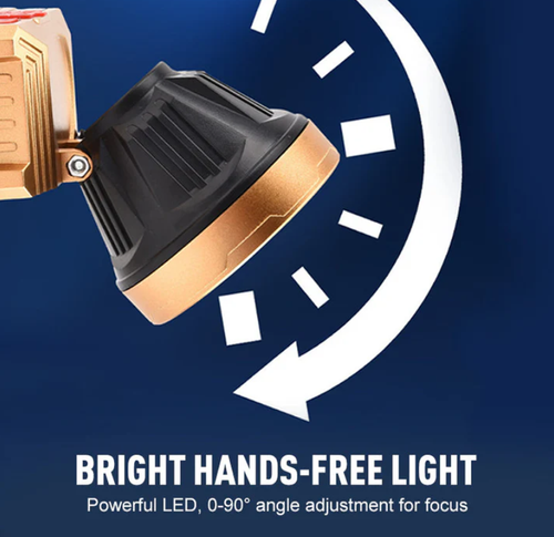 💡 Rechargeable Headlamp Pro: Hands-Free Brightness for Total Freedom! 🚀