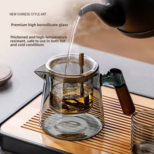 Modern Minimalist Heat Resistant Glass Teapot Set 600ml