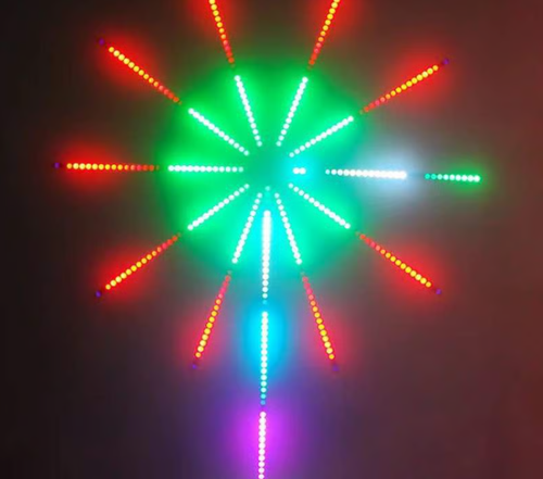 🎁💡WiFi Bluetooth Smart Fireworks Led Light