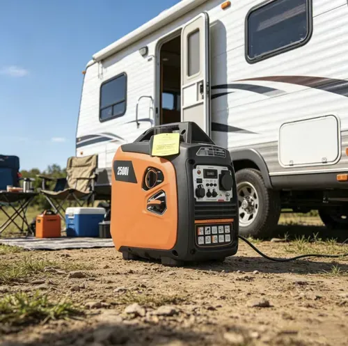 2kW silent variable-frequency gasoline generator, low power