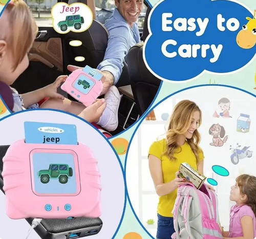 Talking Flash Cards Learning Toys For Kids 112 cards, 224 words