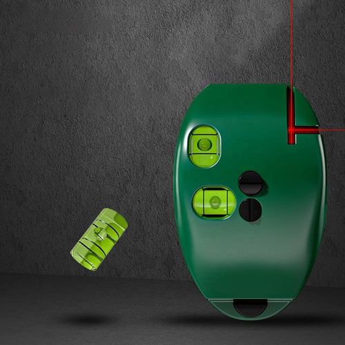 Mini Right Angle Infrared Level High Precision Strong Light Fine Line Mini Straight Line 90 Degree Electronic Laser Ruler