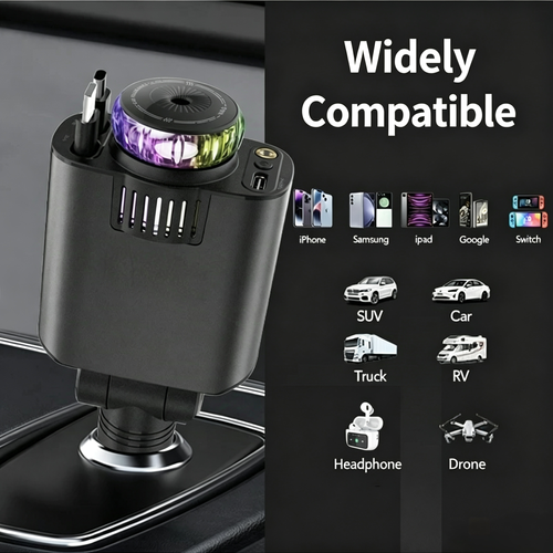 🔋⚡5-in-1 Charger & Aroma Diffuser & Starlight Ceiling