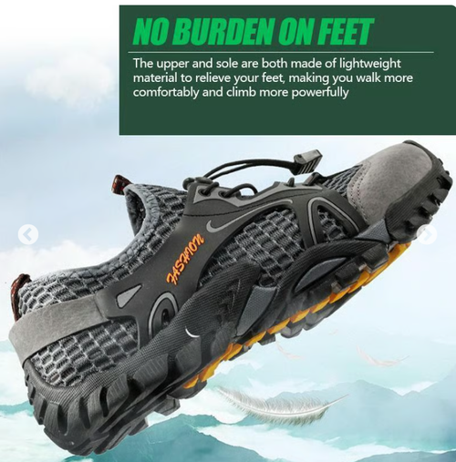 Breathable Mesh Outdoor Walking Shoes