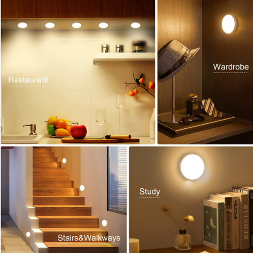 3pcs Motion Sensor LED Night Light