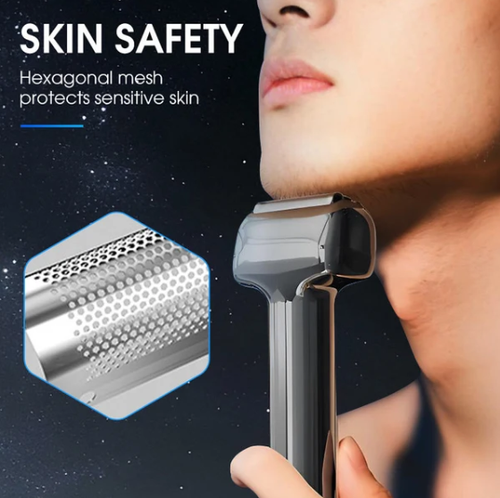 Men's Rechargeable Foil Electric Shaver – Efficient Close Shaving, Cordless Portable Wet & Dry Beard Razor for Daily Grooming