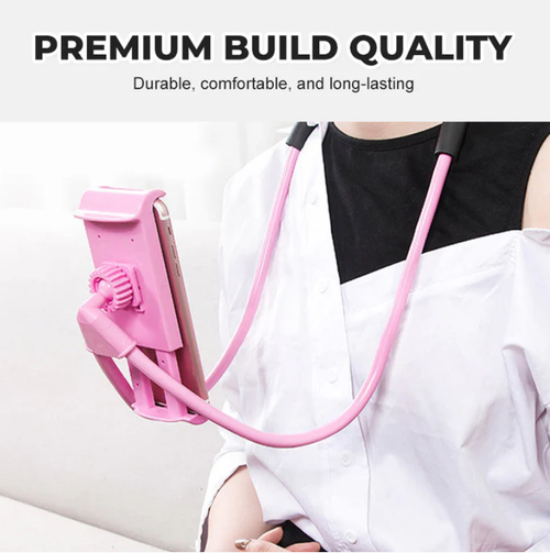 📱 Adjustable Neck Phone Holder Stand – Hands-Free & Comfortable Viewing ✨