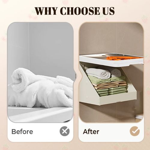 🔥Waterproof Folding & Hanging Storage Box for Bathroom