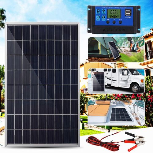10W Framed Solar Panel Kit