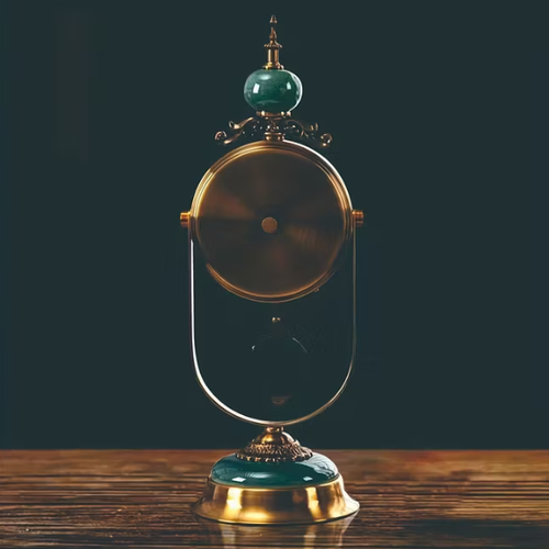 High-end American vintage-style floor clock with a sophisticated ambiance