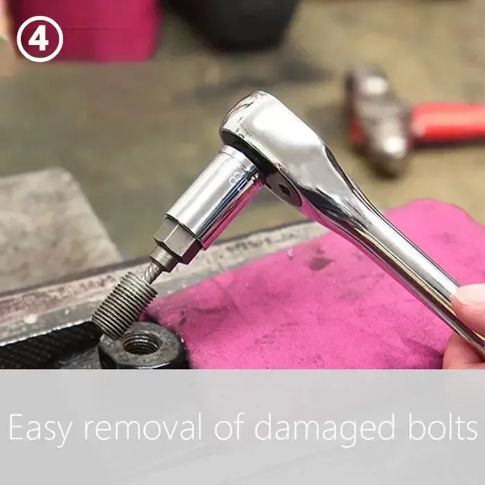 Broken Head Screw Hexagon Socket Bolt Removal Tool（10pcs per set）