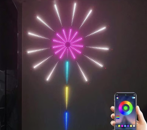 🎁💡WiFi Bluetooth Smart Fireworks Led Light