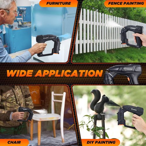 Electric spray paint gun, touch-up paint gun