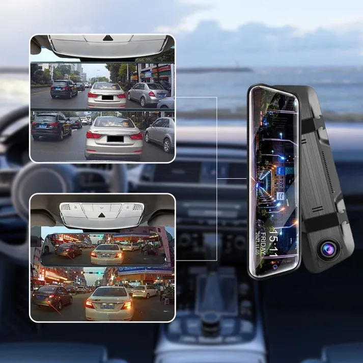 ✈️Touch Screen Rear View Mirror Dash Cam Smart Mirror