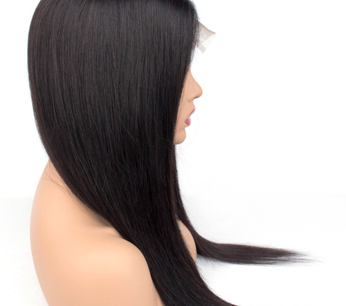 women's full head lace wig human hair wig