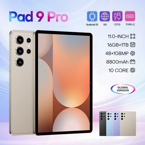Global Version Pad 25Ultra Android 15 5G Deca Core 16+1TB Dual Cameras 11.0inch Gaming Tablet Custom logo Business Tablet