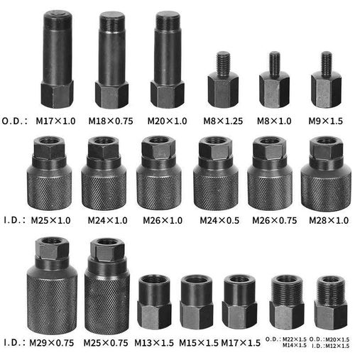 Pneumatic diesel injector removal puller tool kit