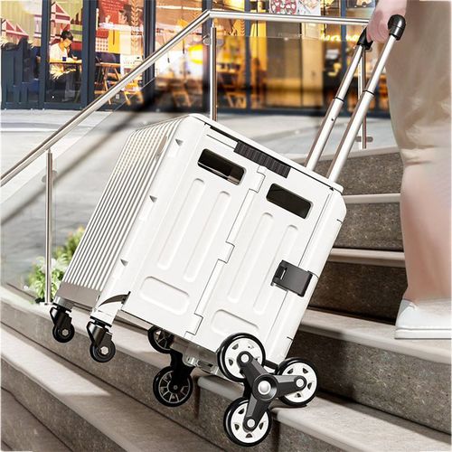 Storage Box Trolley Foldable Utility Camping Cart Camping Trolleys