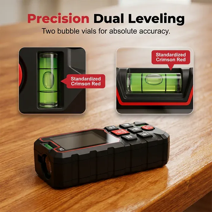 💥 Portable Digital Laser Distance Meter – 50m Range, Instant Data, One-Man Operation ✨