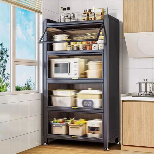 Modern Multi-tier Bookshelf Multifunctional Storage Rack Sturdy Metal Frame Bookcase for Living Room Home Office Furniture