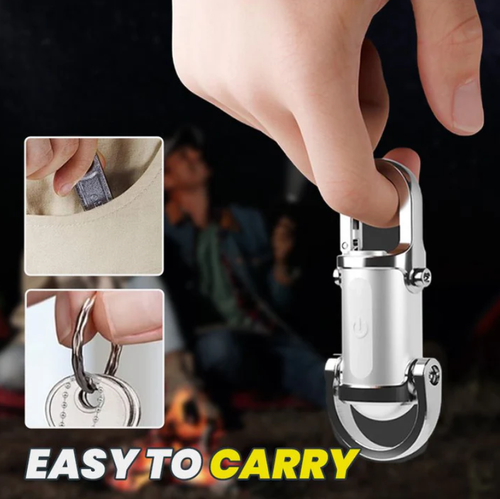 🔥1200LM Super Bright Mini Keychain Flashlight Waterproof