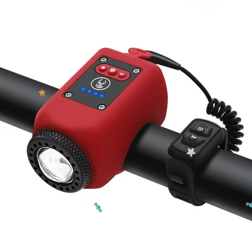 🔥Outdoor Waterproof Bike Headlight with Horn
