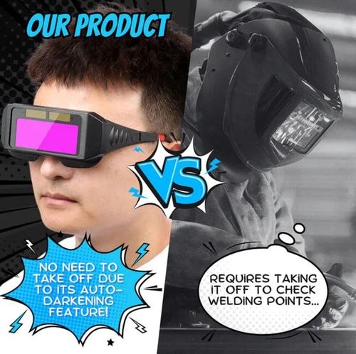 Solar Powered Auto-Darkening goggles