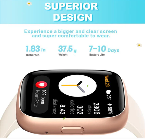 Smart Watch for Women Men Fitness Tracker with AnswerMake Calls Fitness Watch with Sleep Tracker100 SportsIP68 Waterproof Pedometer