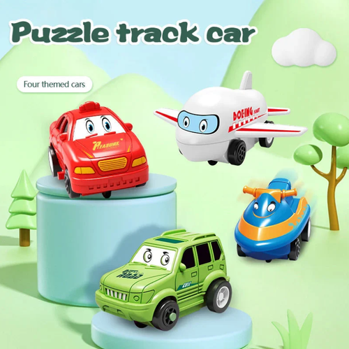 🔥Children's Educational Puzzle Track Car Play Set🚗