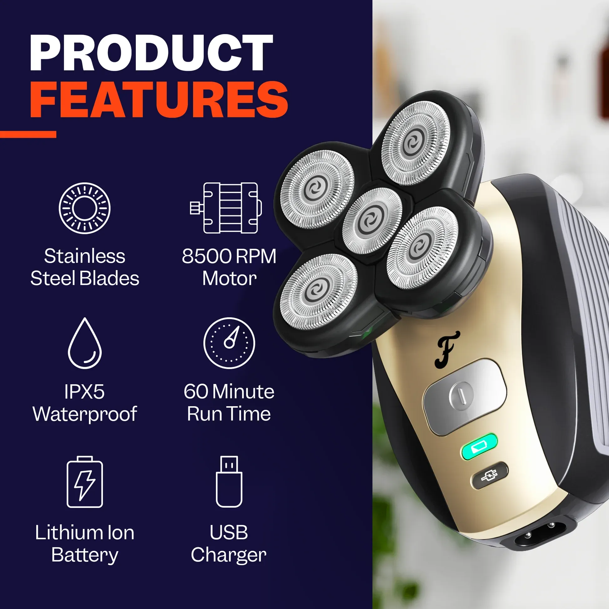 Men's Shaver & Hair Trimmer Kit