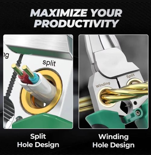 🔥8-in-1 Multi-Functional Wire Stripper Scissors With Electrical Test