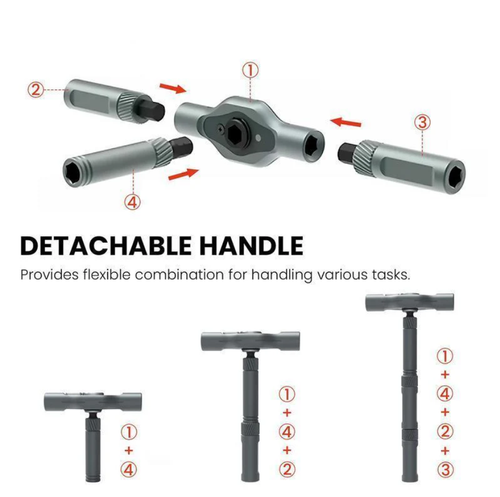 🔥24 in 1 DlY Screwdriver Set Magnetic Compact and Portable Ratchet Screwdriver