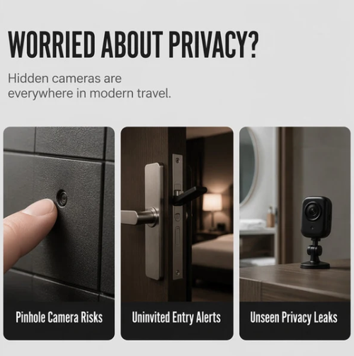 Smart Infrared Camera Detector with LED Flashlight