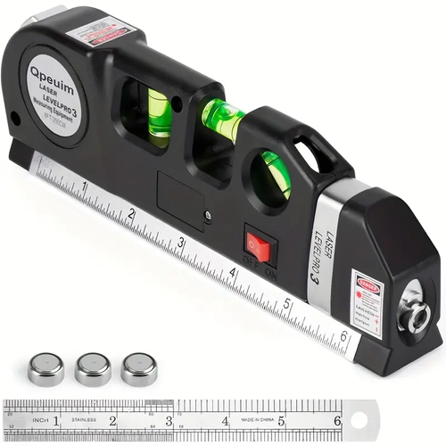 Multifunctional 4-in-1 infrared laser level 2.5m tape measure electronic laser level