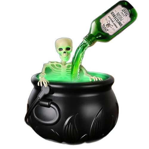 Magic Boiling Potion Skull Ornament