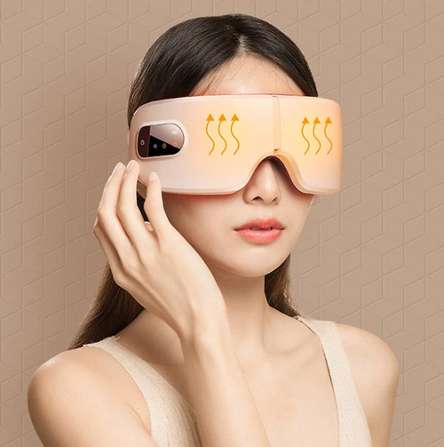 🎁Eye Massager with Heat and Vibration with Bluetooth Music