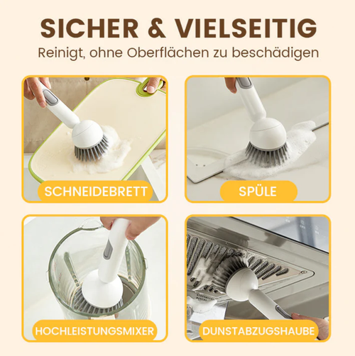 🧼 Easy dirt removal – rotating cleaning brush 🔄
