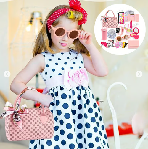 Children's play house handbag toy