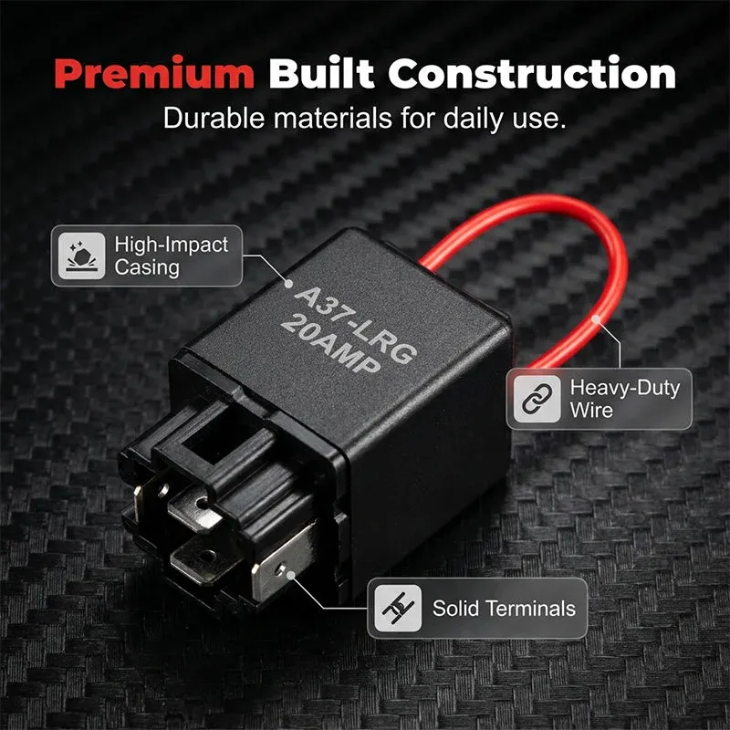 🔧 Automotive Relay Tester & Bypass Jumper Kit – 20A 12V Circuit Test Switch for Fuel Pumps, Fans & Motors