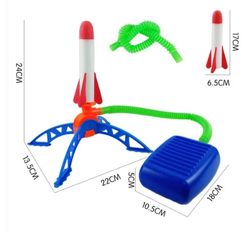 Outdoor Stomp Rocket Launcher Game for Kids