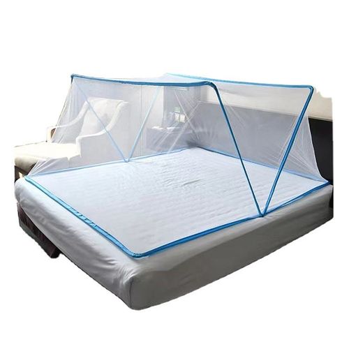 Double Bed Portable Mosquito Net Foldable Fabric Mesh Bedding Canopy