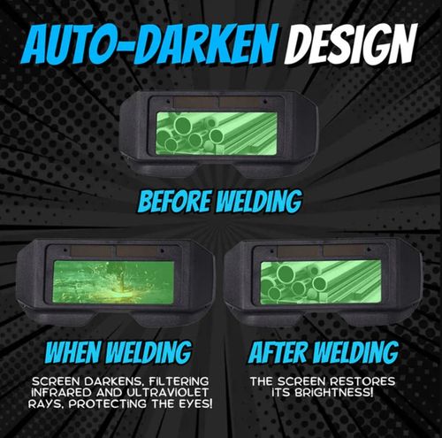 Solar Powered Auto-Darkening goggles