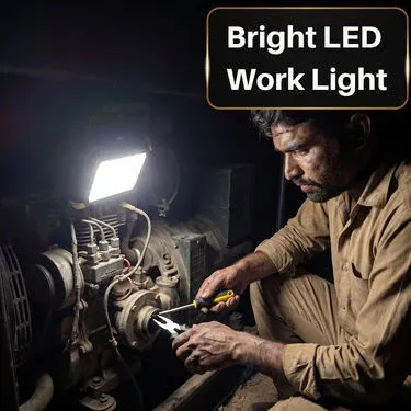 Solar LED Light + Tool Box